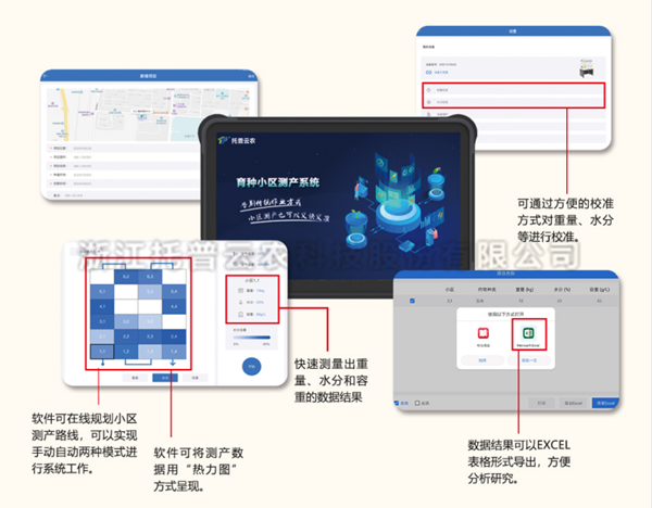 育種小區測產系統軟件界面圖